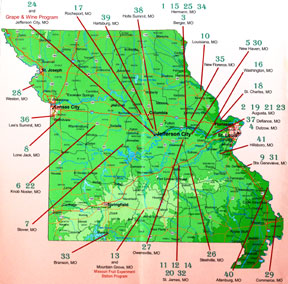 wineries missouri map wine winery central country augusta st states mo hermann trail gardens louis bus perfect shuttle rental help